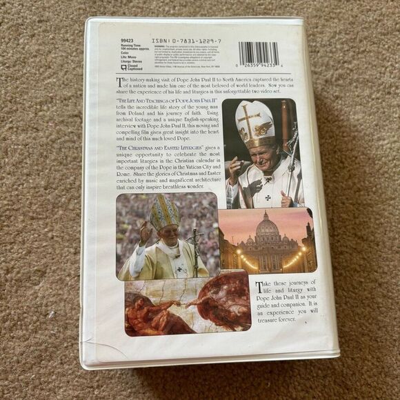 Pope John Paul II VHS Tape Set - Picture 3 of 10